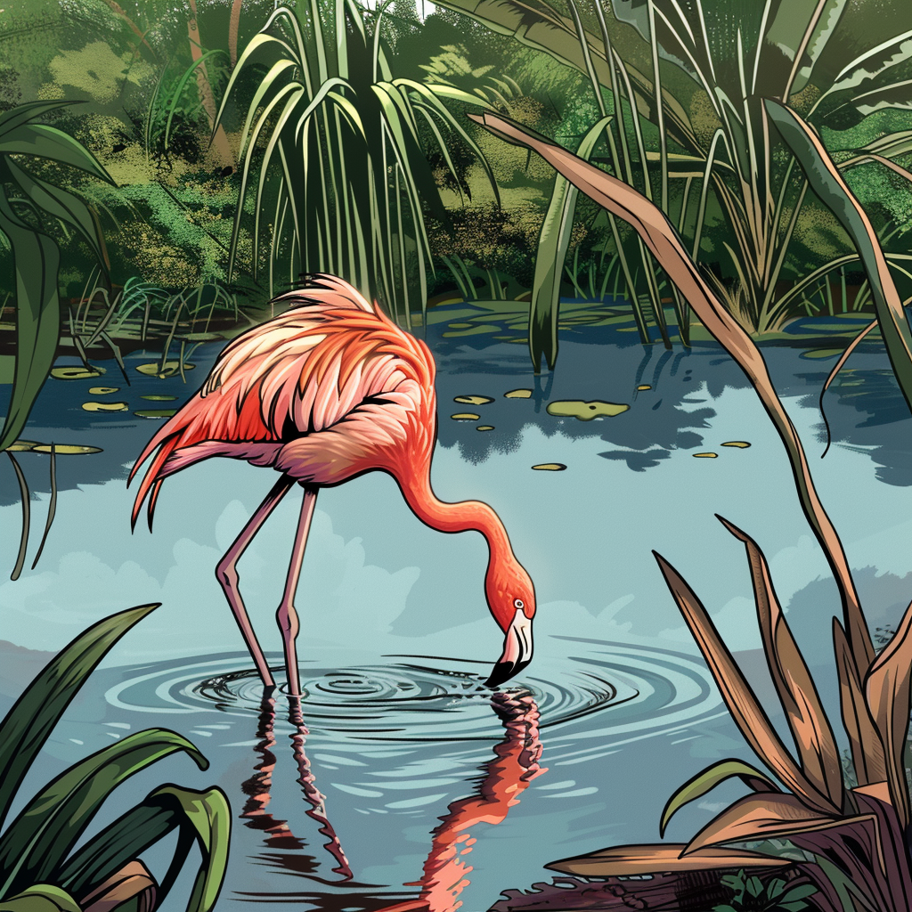Kolorowanki flamingi - jurek.lookas cartoon style high details full color complex be f75d8821 21f1 4e85 9c2a 9786582fdea0 0