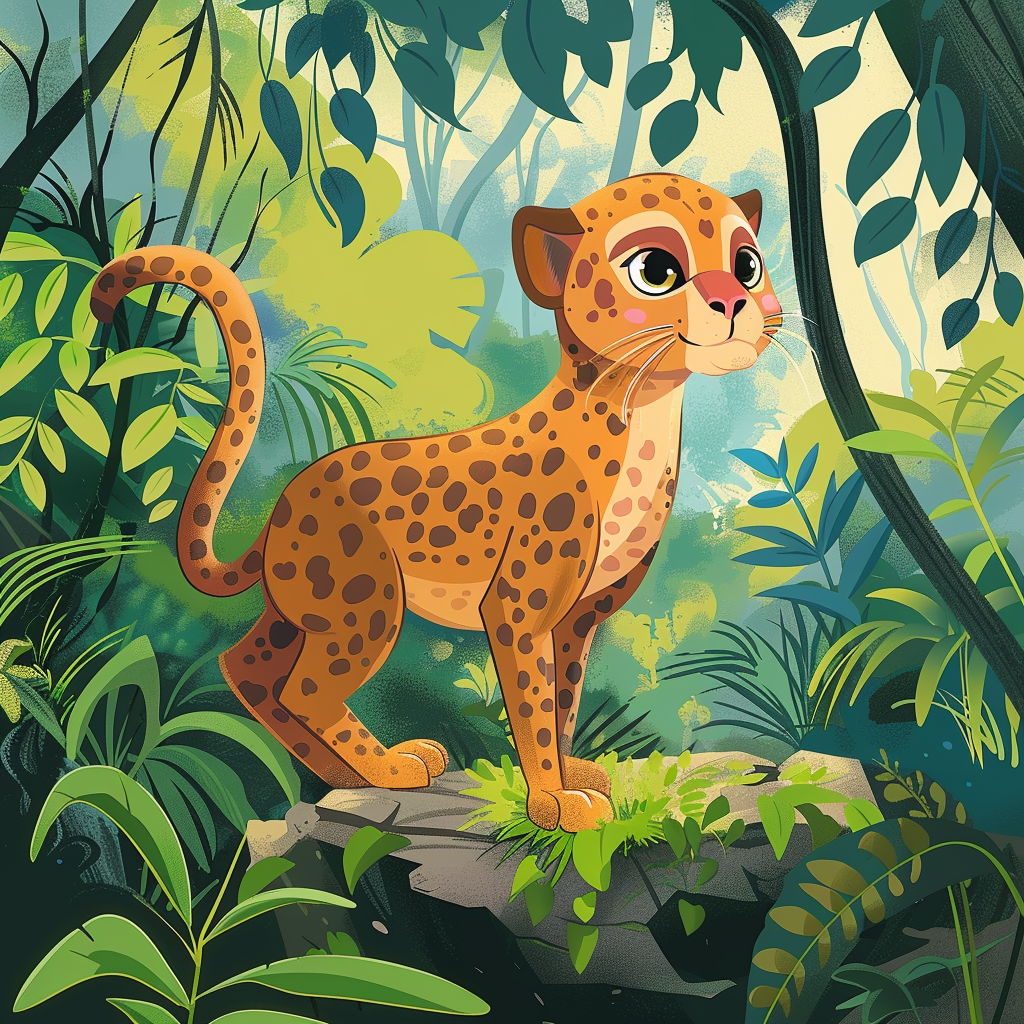 Kolorowanki jaguarundi - jurek.lookas cartoon style low details full color beautiful i 456f44c3 3491 4c74 bb87 e7e8b16f6f91 3