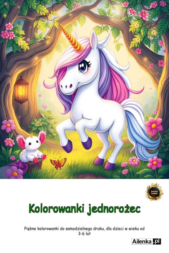 Kolorowanki jednorożec