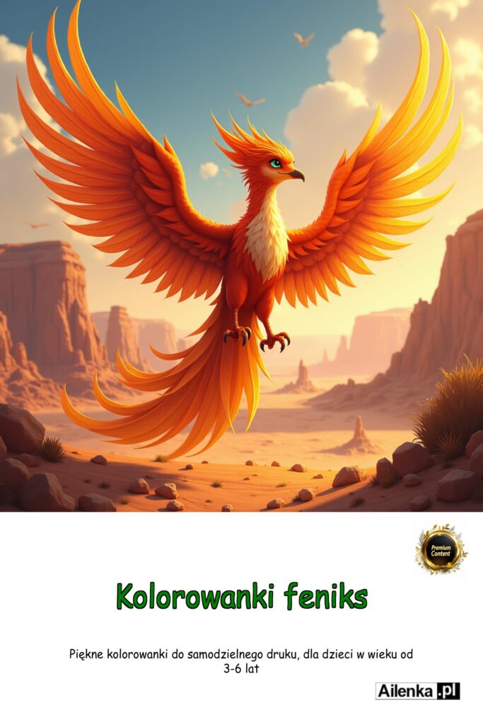 Kolorowanki feniks