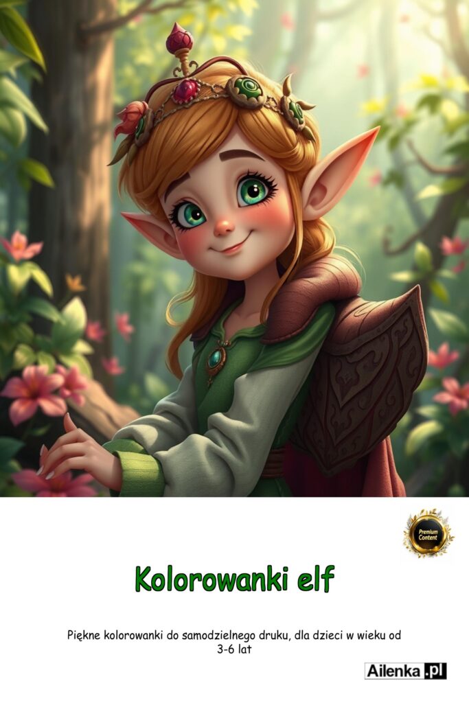 Kolorowanki elf