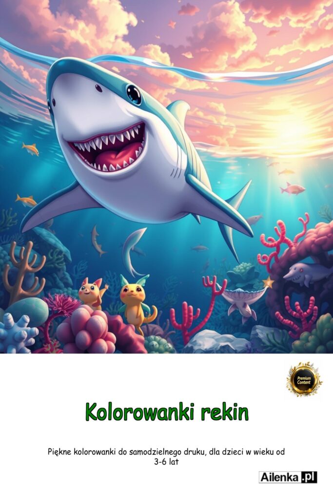 Kolorowanki rekin